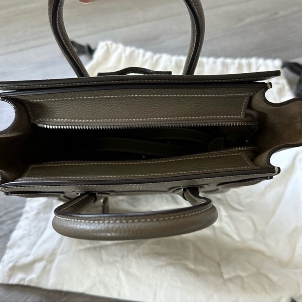 Celine Nano Luggage Tote Souris - Picture 4 of 8